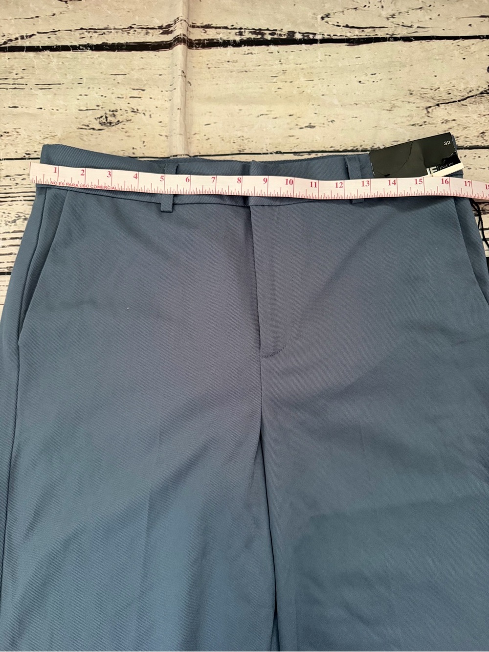 J. Ferrar × Jason Bolden Pant Men's 32x32 Blue Stonewash Dress Work - Picture 5 of 8